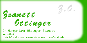 zsanett ottinger business card